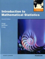 Cover of: Introduction to mathematical statistics - 7. edición