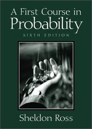 Cover of: A first course in probability