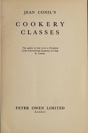 Cover of: Cookery classes.