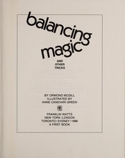 Cover of: Balancing magic and other tricks