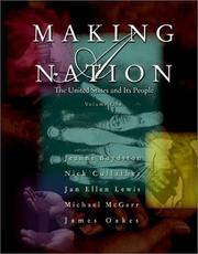 Cover of: Making a Nation: The United States and Its People, Volume I