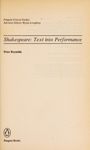 Cover of: Shakespeare: text into performance