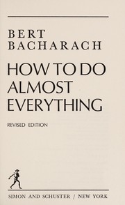 Cover of: How to do almost everything