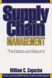 Cover of: Supply chain management by William C. Copacino