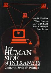 Cover of: The Human Side of Intranets:  Content, Style, and Politics