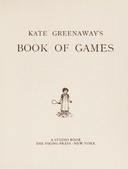Cover of: Kate Greenaway's Book of games.