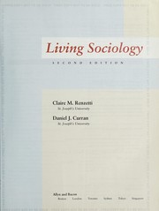 Cover of: Living sociology