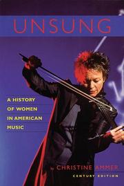 Cover of: Unsung: A History of Women in American Music