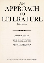 Cover of: An approach to literature