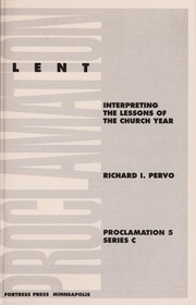 Cover of: Lent