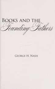 Cover of: Books and the founding fathers