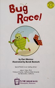 Cover of: Bug race!