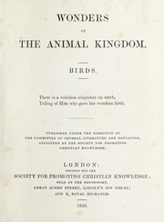 Cover of: Wonders of the animal kingdom: Birds