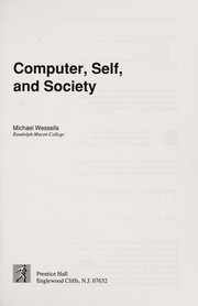 Cover of: Computer, self, and society