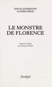 Le monstre de Florence by Douglas Preston