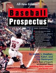 Cover of: Baseball Prospectus: 2001 Edition (Baseball Prospectus)