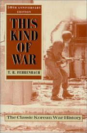 Cover of: This Kind of War by T. R. Fehrenbach