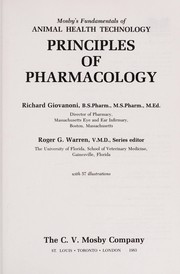 Cover of: Principles of pharmacology by Richard Giovanoni