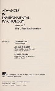 Cover of: The Urban environment