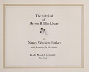 Cover of: The ordeal of Byron B. Blackbear