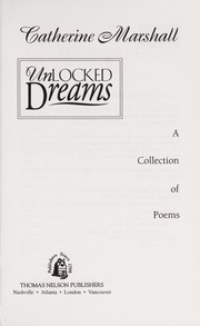 Cover of: Unlocked Dreams: a collection of poems