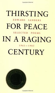 Cover of: Thirsting for Peace in a Raging Century: Selected Poems, 1961-1985