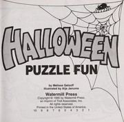 Cover of: Halloween puzzle fun