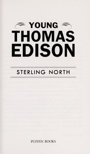 Cover of: Young Thomas Edison. by Sterling North