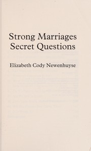 Cover of: Strong marriages, secret questions