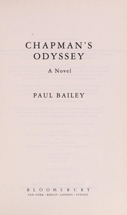 Cover of: Chapman's odyssey