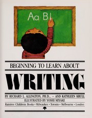 Cover of: Writing by Richard L. Allington