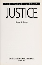 Cover of: Justice by Osborn, Kevin