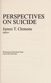 Cover of: Perspectives on suicide