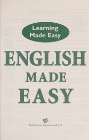 Cover of: English made easy