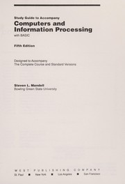 Cover of: Study Guide to Accompany Computer and Information Processing with BASIC