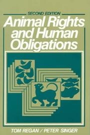 Cover of: Animal rights and human obligations