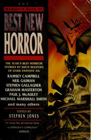 Cover of: The Mammoth Book of Best New Horror Volume Seven by Stephen Jones