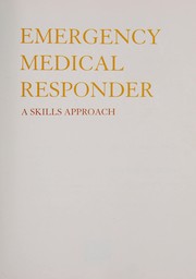 Cover of: Emergency medical responder: a skills approach