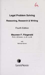 Legal problem solving by Maureen F. Fitzgerald