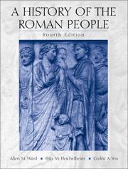Cover of: A History of the Roman People by Allen M. Ward, Fritz M. Heichelheim, Cedric A. Yeo