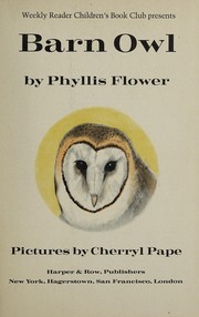 Cover of: Barn owl by Phyllis Flower