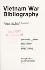 Cover of: Vietnam War bibliography by Chris Sugnet