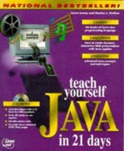 Cover of: Teach yourself Java in 21 days by Laura Lemay