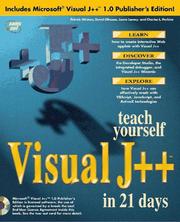 Cover of: Teach yourself Visual J++ in 21 days