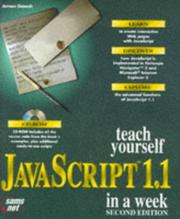 Cover of: Teach yourself JavaScript 1.1 in a week