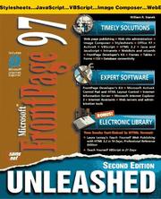 Cover of: Microsoft Frontpage 97 Unleashed | William R. Stanek