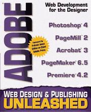 Cover of: Adobe Web Design & Publishing Unleashed