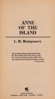 Cover of: Anne of the island by Lucy Maud Montgomery