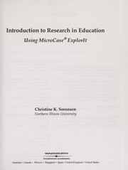 Introduction to research in education by Christine Knupp Sorensen