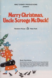Cover of: Walt Disney Productions presents Merry Christmas, Uncle Scrooge McDuck!